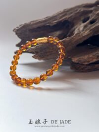 紫蜜手串 Purple Honey Amber Bracelet