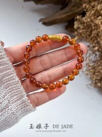 紫蜜手串 Purple Honey Amber Bracelet