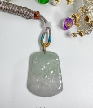 山水吊坠 Landscape Jade Pendant