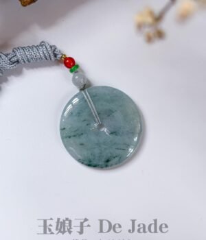 487181838_1239142361090467_4984707086374662222_n 飘蓝花平安扣吊坠 Floating Blue Flower Peace Pendant
