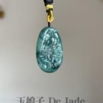 487184967_1240129740991729_1645983781598509163_n 老蓝水山水吊坠 Old Blue-Water Landscape Jade Pendant