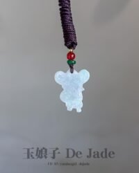 米奇老鼠吊坠 Mickey Mouse Jade Pendant