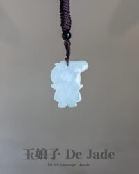 小猪佩奇吊坠 Peppa Pig Jade Pendant