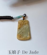 487312802_1240186147652755_5647684025775750016_n 黄翡山水吊坠 Yellow Jade Landscape Pendant