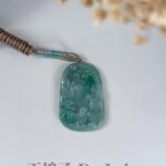 487325748_1241288564209180_4125691732931611757_n 果绿山水吊坠 Apple Green Landscape Jade Pendant