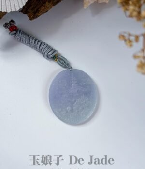 春彩山水吊坠 Spring-Color Landscape Jade Pendant