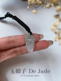 487496607_1240186264319410_2700901457113416925_n 冰件仿古无事牌 Icy Antique-Style Wu Shi Pai Jade Pendant