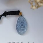 蓝水山水吊坠 Blue-Water Landscape Jade Pendant