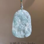 487504675_1242692507402119_3756969791074272914_n 晴水绿山水吊坠 Sunny Green Water Landscape Jade Pendant