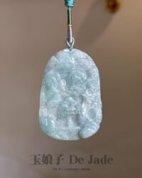 487504675_1242692507402119_3756969791074272914_n 晴水绿山水吊坠 Sunny Green Water Landscape Jade Pendant
