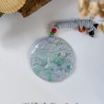 487662589_1242692527402117_5106475019920447109_n 春彩山水吊坠 Spring-Color Landscape Jade Pendant