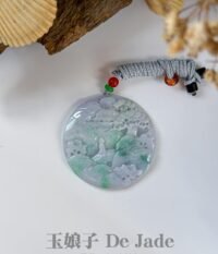 487662589_1242692527402117_5106475019920447109_n 春彩山水吊坠 Spring-Color Landscape Jade Pendant