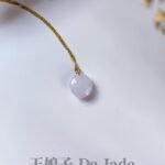 487695976_1238737891130914_2135623977360047754_n 18K紫蛋面吊坠 Lavender Jadeite Cabochon Pendant