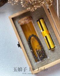 黑奇楠沉香路路通手串 Black Kinam Agarwood Rulu Tong Bracelet