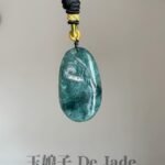 487852508_1240129730991730_1962040926206671439_n 老蓝水山水吊坠 Old Blue-Water Landscape Jade Pendant