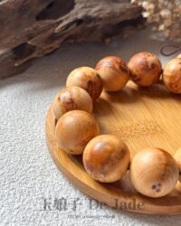 487873083_1242465287424841_2979129453495277281_n 崖柏瘤疤料手串 Thuja Burl Bracelet