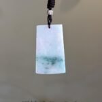 飘活花无事牌吊坠 Floating Flower Wu Shi Pai Pendant