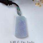 春菜山水马吊坠 Spring Color Landscape Horse Jade Pendant