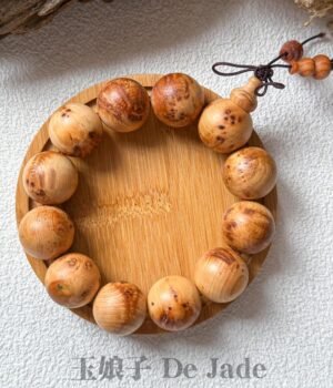 488222567_1242465257424844_1352606535801731429_n 崖柏瘤疤料手串 Thuja Burl Bracelet