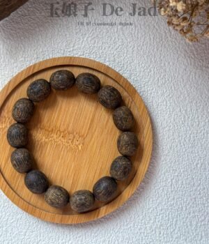 沉香枣珠手串 Agarwood Date-Shaped Beads Bracelet