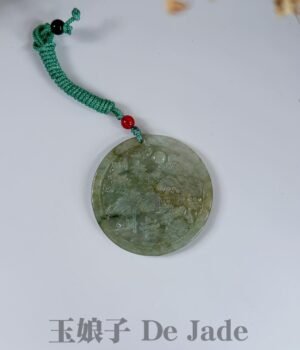 488368576_1241288454209191_3338795114535251374_n 茶黄翡山水吊坠 Tea-Yellow Landscape Jade Pendant