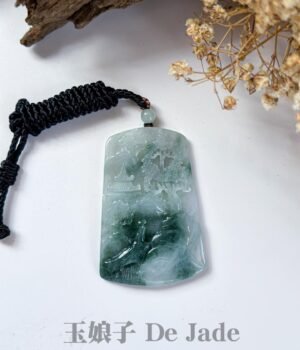 488385721_1242600040744699_2393463118896993962_n 飘蓝花山水吊坠 Floating Blue Landscape Jade Pendant