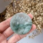 冰飘花山水吊坠 Icy Floating-Flower Landscape Jade Pendant