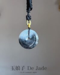 半山水平安扣吊坠 Half-Mountain Landscape Peace Pendant