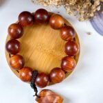 崖柏雷击玉化手串 Thunderstruck Jade-Like Thuja Bracelet