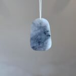 乌鸡山水吊坠 Black Chicken Jade Landscape Pendant