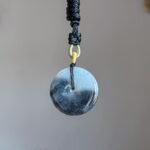 半山水平安扣吊坠 Half-Mountain Landscape Peace Pendant