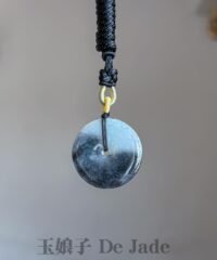 半山水平安扣吊坠 Half-Mountain Landscape Peace Pendant
