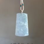 冰件山水吊坠 Icy Jade Landscape Pendant