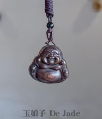 沉香笑佛吊坠 Agarwood Laughing Buddha Pendant