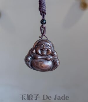 沉香笑佛吊坠 Agarwood Laughing Buddha Pendant
