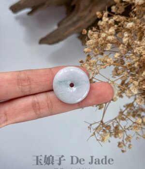 489820044_1249428270061876_3618504812836180404_n 飘花平安扣吊坠 Floating-Flower Jade Peace Pendant