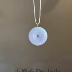 18K春彩平安扣吊坠 Spring-Color Peace Pendant