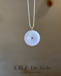 18K春彩平安扣吊坠 Spring-Color Peace Pendant