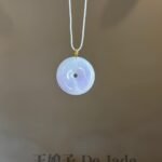 18K春彩平安扣吊坠 Spring-Color Peace Pendant