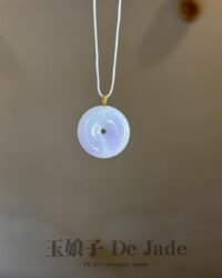 18K春彩平安扣吊坠 Spring-Color Peace Pendant
