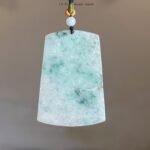 飘花山水吊坠 Floating Flower Landscape Jade Pendant