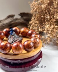 崖柏闪电纹手串 Thuja Lightning-Grain Bracelet