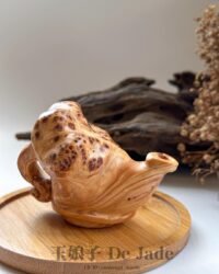 崖柏把把壶摆件 Thuja Wood Teapot Display Ornament
