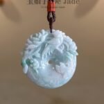 喜上眉梢平安扣吊坠 Carved Joy on the Brows Peace Pendant