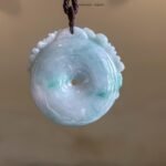 喜上眉梢平安扣吊坠 Carved Joy on the Brows Peace Pendant