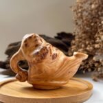 崖柏把把壶摆件 Thuja Wood Teapot Display Ornament
