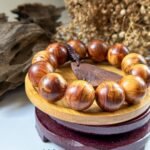 崖柏闪电纹手串 Thuja Lightning-Grain Bracelet