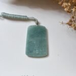 蓝水山水吊坠 Blue Water Jade Landscape Pendant
