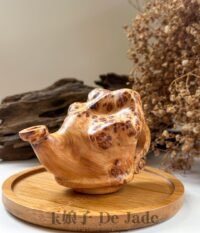 崖柏把把壶摆件 Thuja Wood Teapot Display Ornament