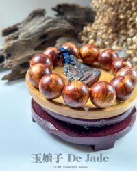 崖柏闪电纹手串 Thuja Lightning-Grain Bracelet